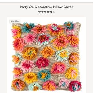(2) Vibrant Wool Woven Decorative Pillow covers